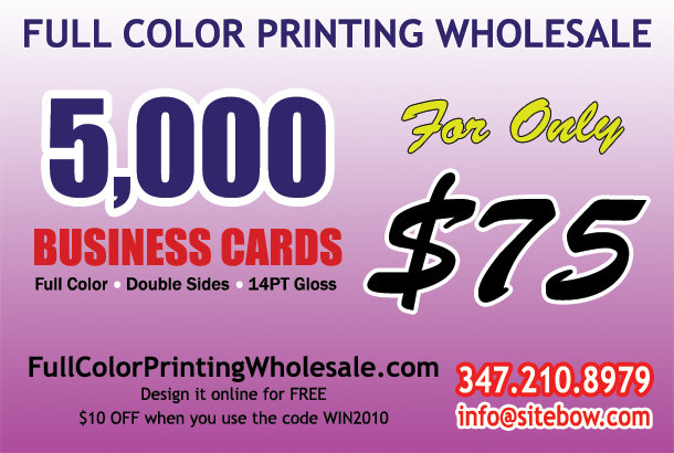 Full Color Printing Wholesale