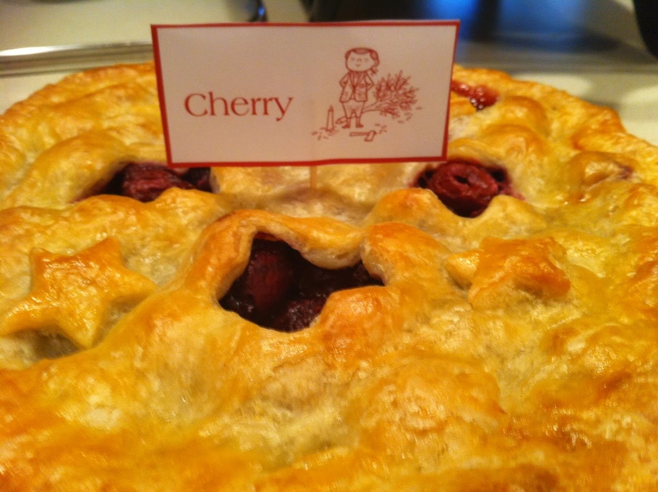 The Cookie Crumbles Cherry Pie