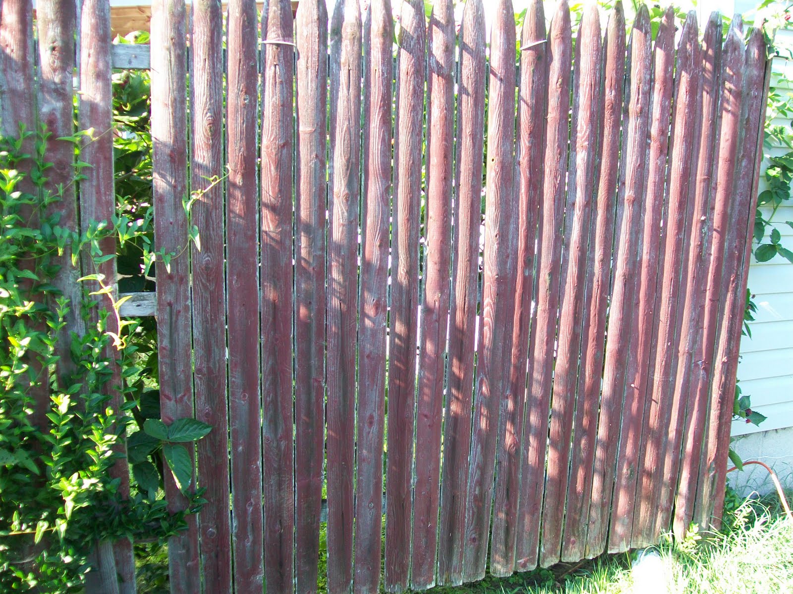 Stockade fence into plant shelf My Repurposed Life®