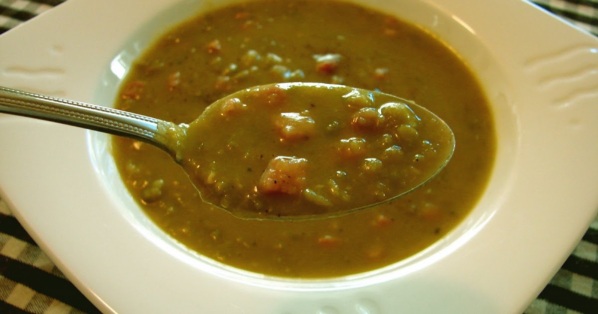 Split Pea Soup {With Ham} - Two Peas & Their Pod