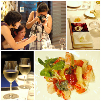 dinner at Marea