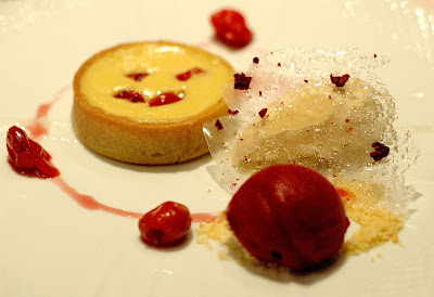 semolina tart dessert at Marea