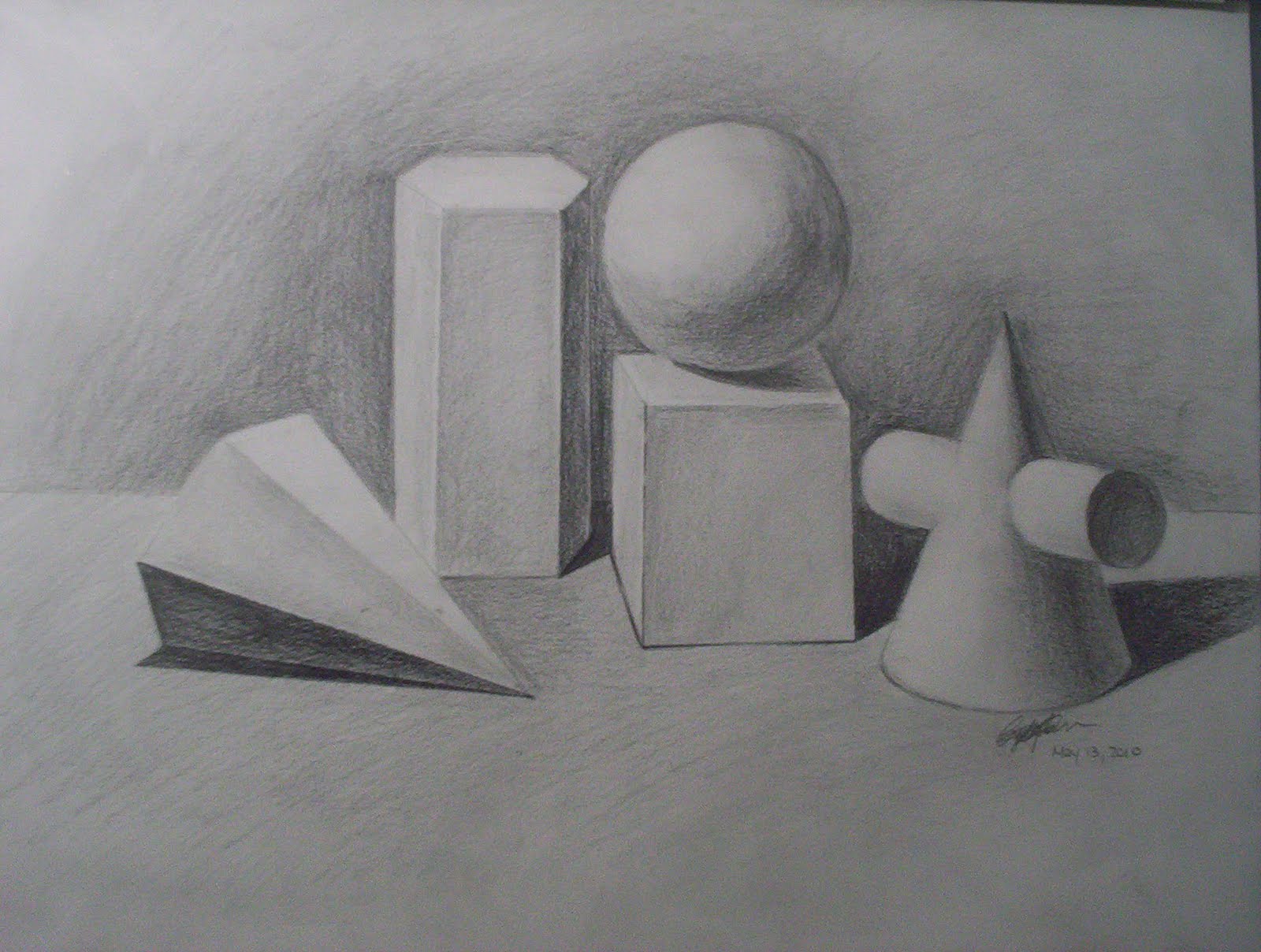 geometric shapes sketch