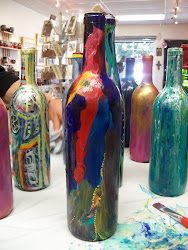 bottle wine painting paintings bottles paint festival painted jenkins morning glass