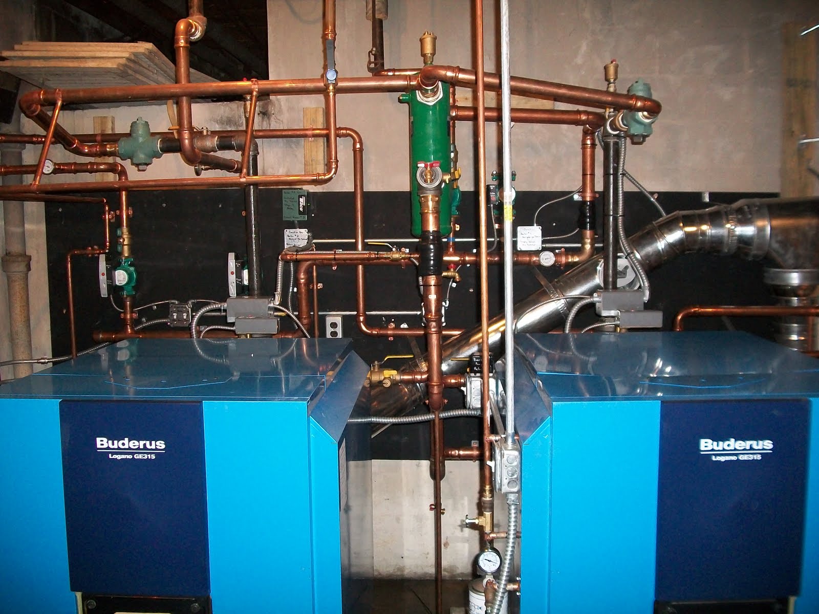 The Fuel Oil Times Buderus Hot Water Boiler Installation