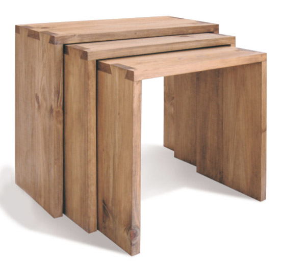 Casual Casa Nesting Side Tables These Solid Pine Nesting Tables Are By Nestsandcubes Co Uk The Finish Is Really Nice Smooth But Not Shiny It S A Beautiful Set With Simple And