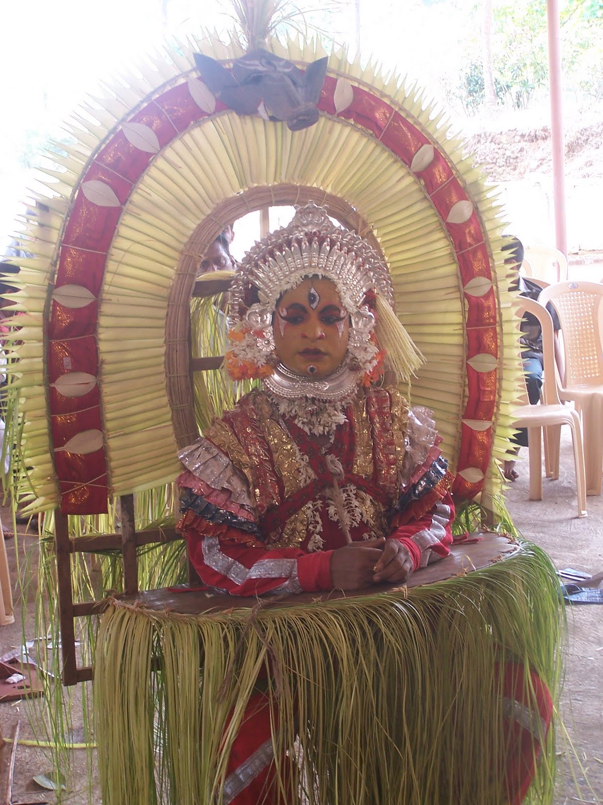 Pramod Hanamgond, M.Sc., M.Phil., Ph.D Kola A traditional function of