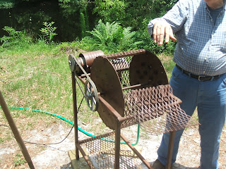 Large drum fish scaler