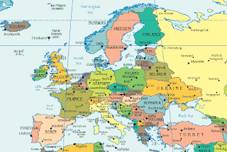 Resultado de imagen de imagen mapa europeo de viajes