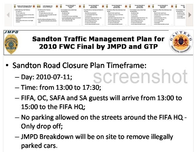 Official Blog TIMESlive Traffic plans for World