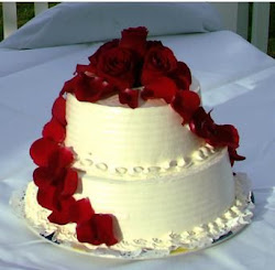 roses cake tier cakes round petals edible rose tiered fresh stacked pearls rounds