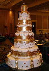 cakes gold cake indian tier tiered amazing simple orange purple multi ivory golden royal weddings elegant designs fondant source cupcakes
