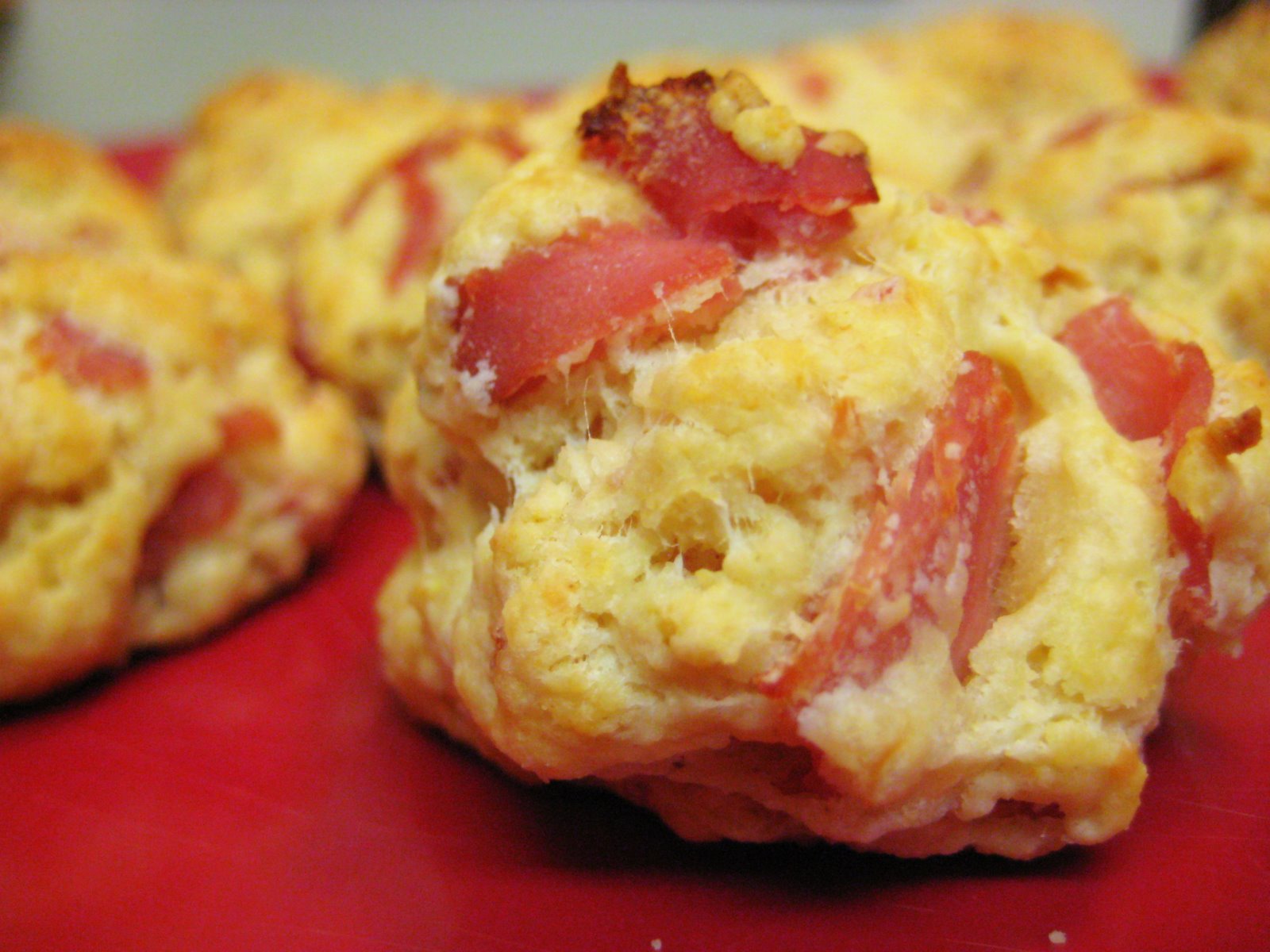 "Put a Lyd on it!" Ham and Swiss Biscuits