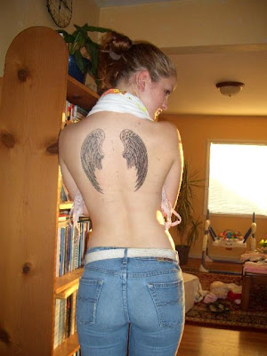 silverfern. tattoo. tatuagem. Angel Wing Tattoos