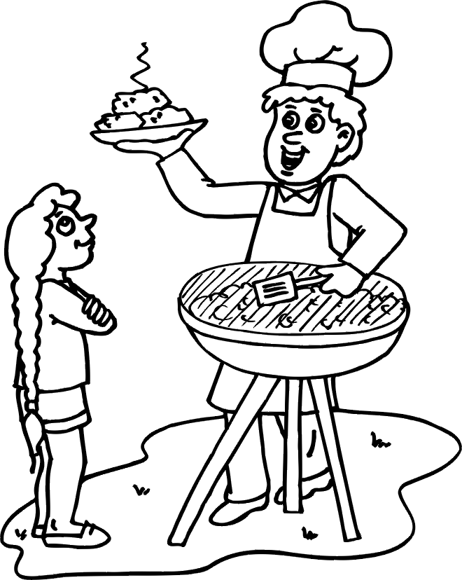 Funny Summer Coloring Pages Part II