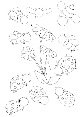 Free Summer Bugs Coloring Pages