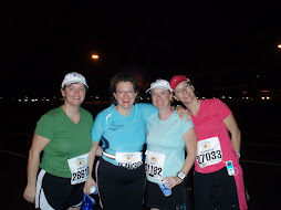 My sisters and me before the Disney Half Marathon Race 1-13-2008