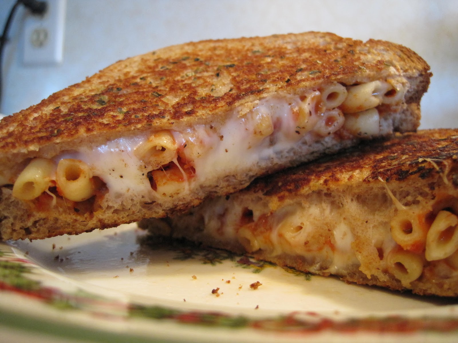 Wishberry Blossoms Grilled Spaghetti Sandwich