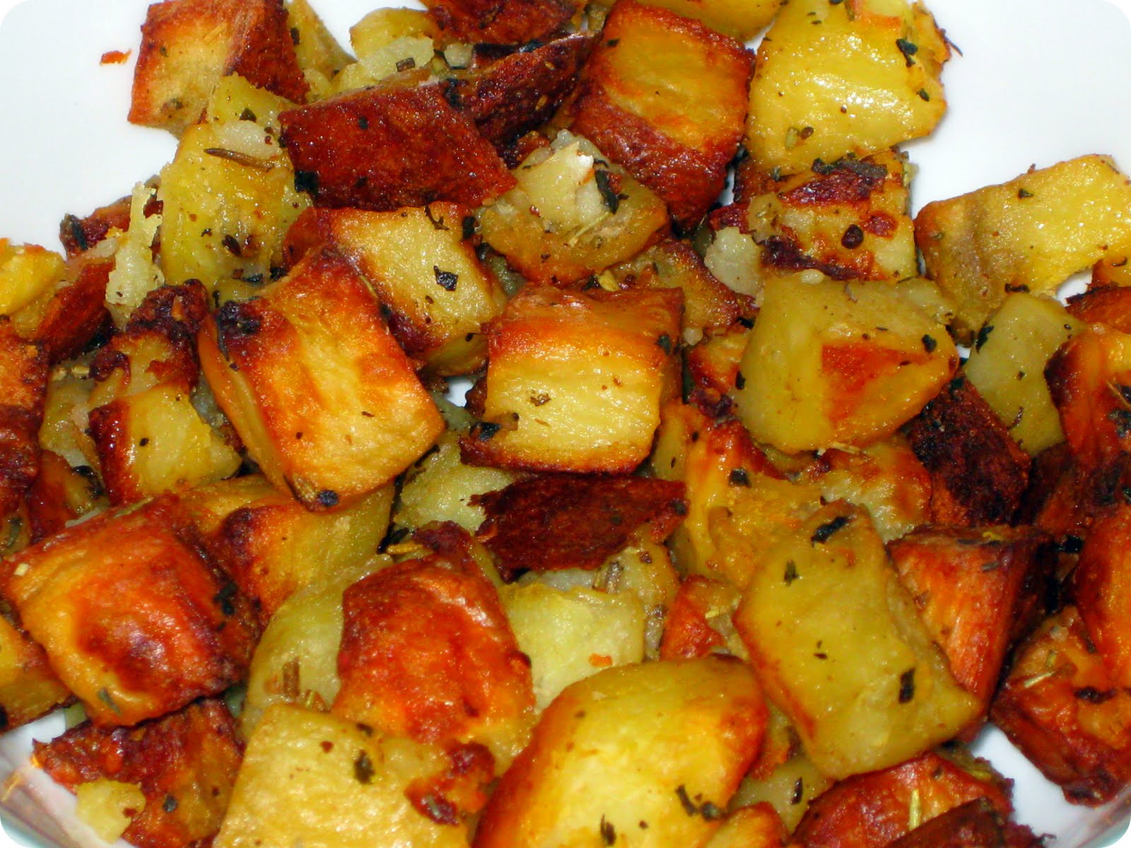 Sweet N Spicy Comforts Herb Roasted Potatoes