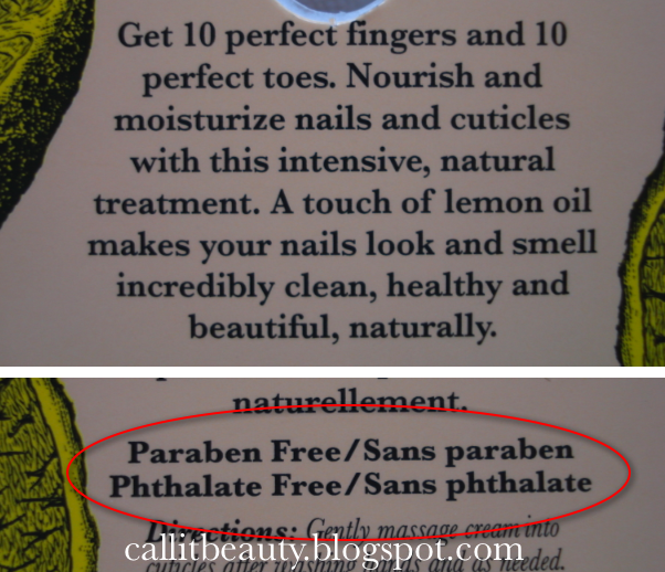 call it beauty. The Burt's Bees Lemon Butter Cuticle Cream Is A Godsend!