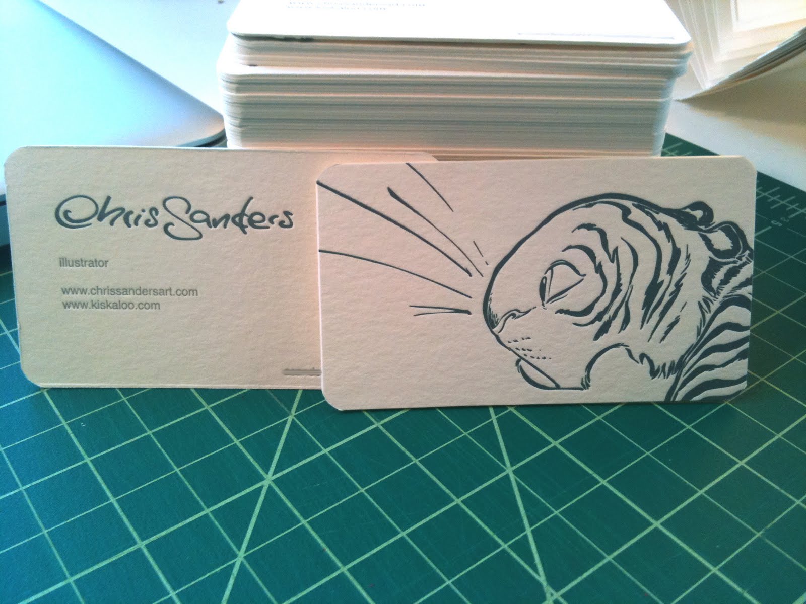 mandy sechrist's blog A Chris Sanders business card