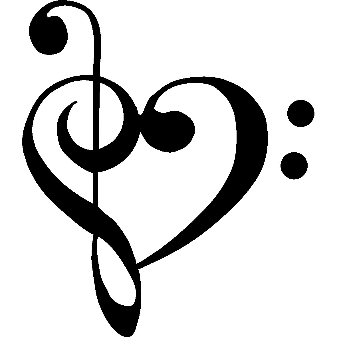 clipart music heart - photo #2
