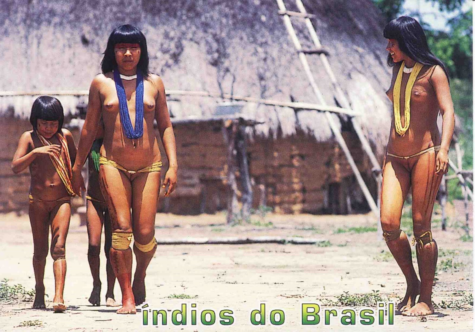 Xingu tribe naked