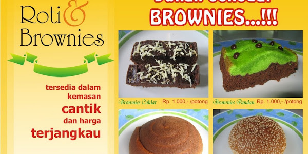 Brosur Roti dan Brownies FIRDA Bakery