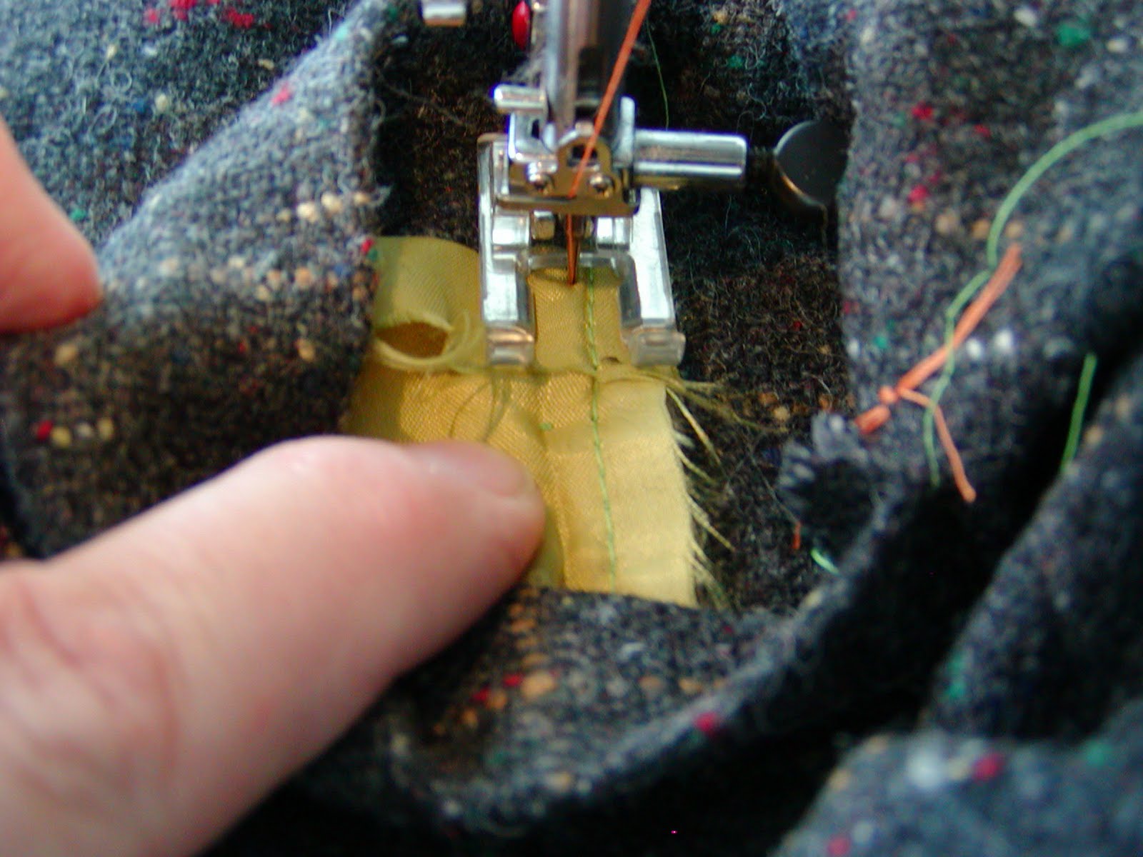 Pro Sew Bluffstitching a Patch Pocket.