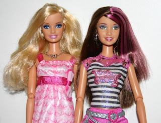 Cyano Barbie Dolls & Reroots: Saran VS Kanekalon