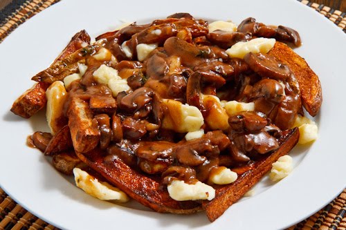 Poutine with a Mushroom Gravy Poutine with a Mushroom Gravy