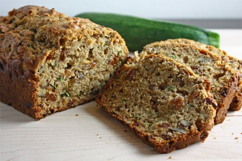 Zucchini Bread, Sliced Loaf Zucchini Bread, Sliced Loaf
