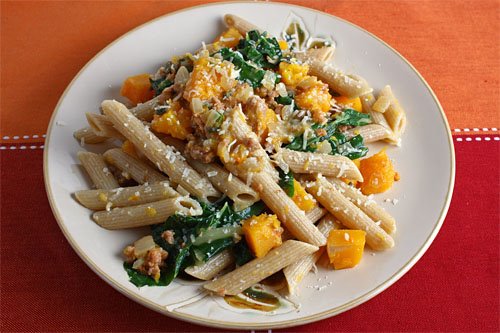 Butternut Squash, Italian Sausage and Sage Pasta Butternut Squash, Italian Sausage and Sage Pasta
