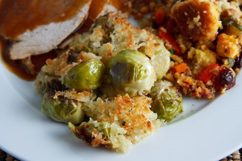 Roasted Brussels Sprouts Gratin Roasted Brussels Sprouts Gratin