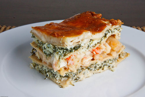 Henshaw blog: seafood lasagna