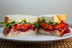 Turkey Sandwich with Cranberry Sauce Turkey Sandwich with Cranberry Sauce