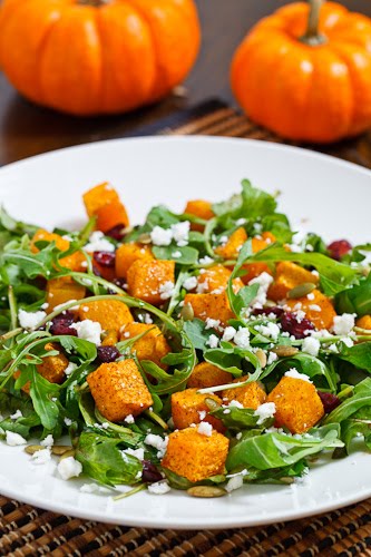 Festive Roast Pumpkin Salad Festive Roast Pumpkin Salad