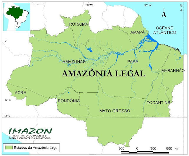 Resultado de imagem para amazonia mapa