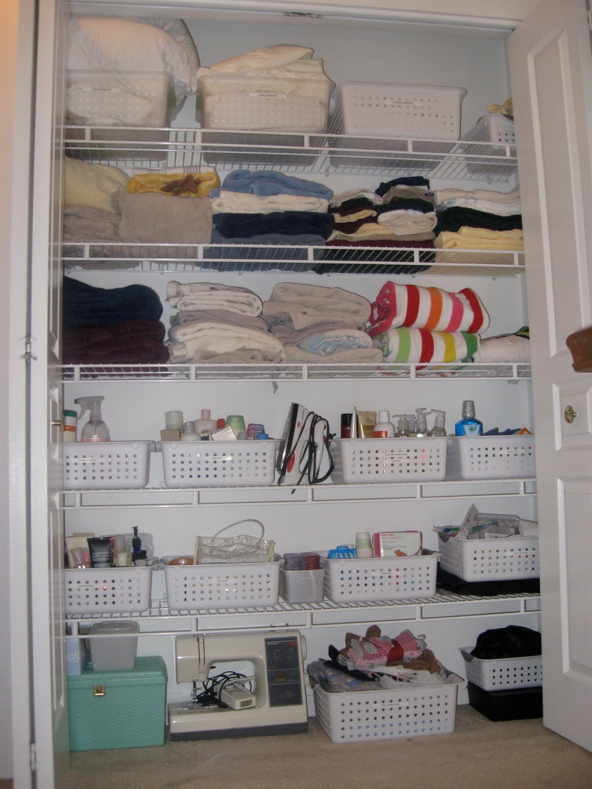 On the path to a Declutter Diva Linen Closets!