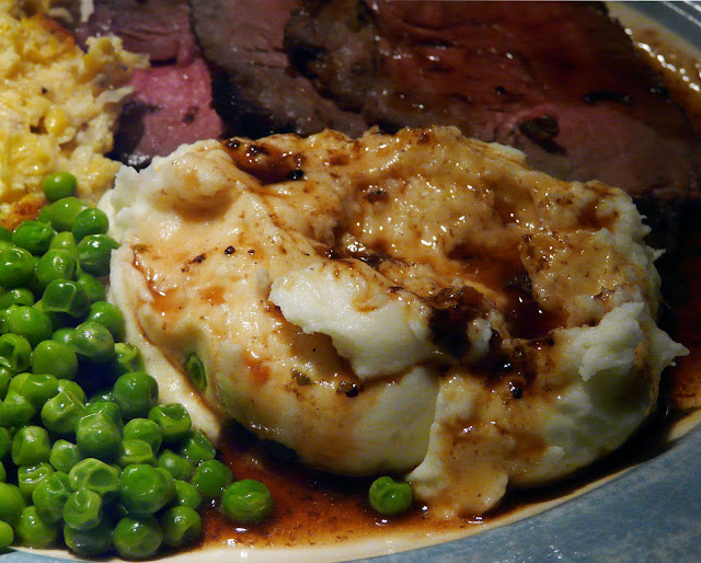 Thibeault's Table: Roast Beef Dinner with Corn Custard