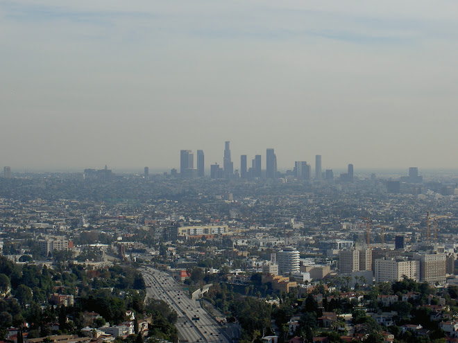 Uitzicht boven hollywoodbowl