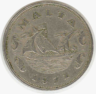 Numismatics malta coin galeas ship монета с парусником Мальты moneda Galezza