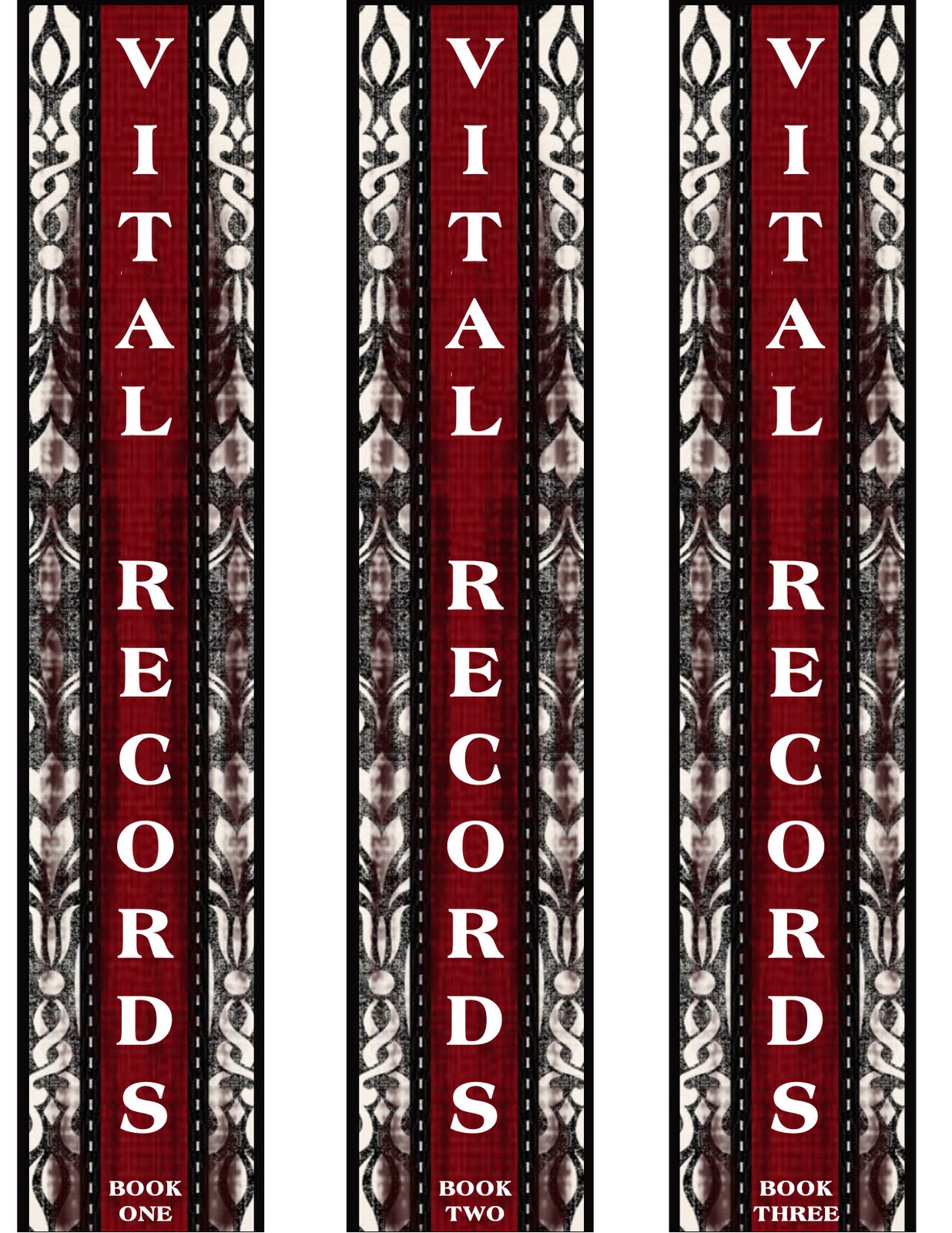Prepared NOT Scared! Vital Records Spine Cover!