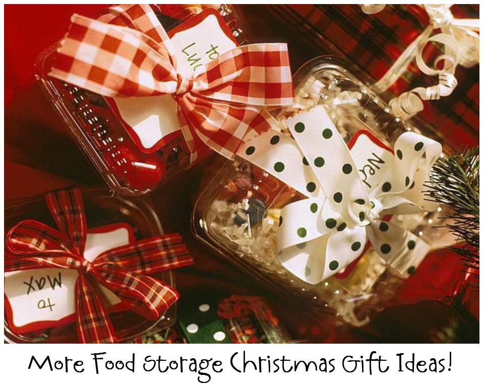 Prepared NOT Scared! 5 More Food Storage Christmas Gift Ideas!