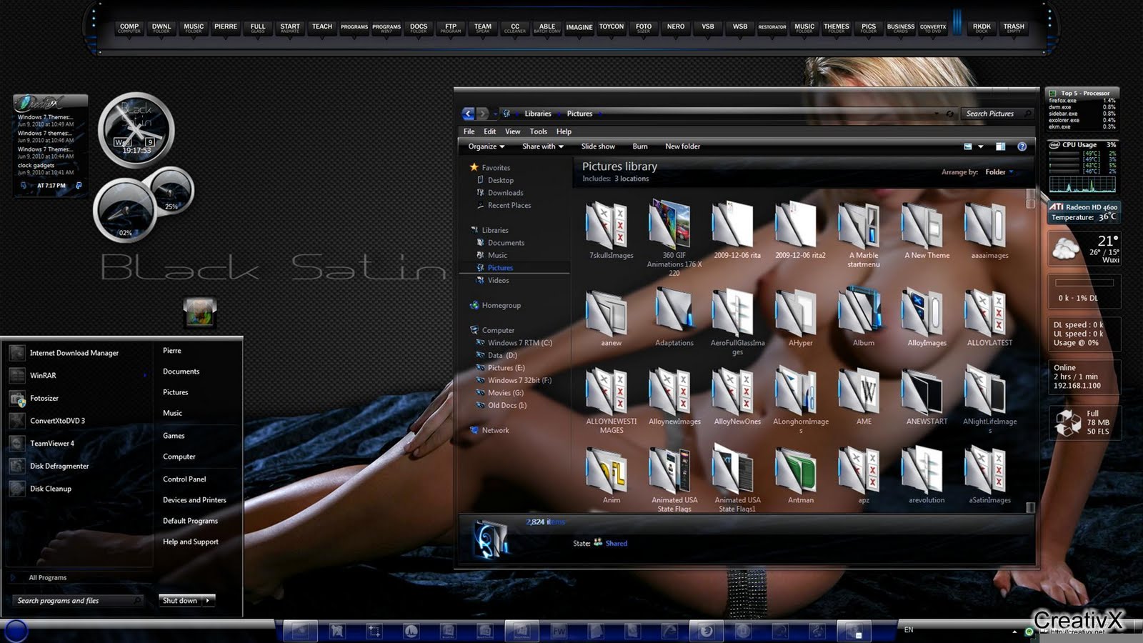 TÉLÉCHARGER WINDOWS 7 THEMES INFINIUM BY THE BULL