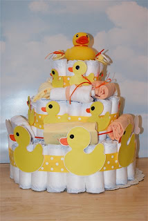 How To Make A Duck Bath Diaper Cake How To Make A Duck Bath Diaper Cake