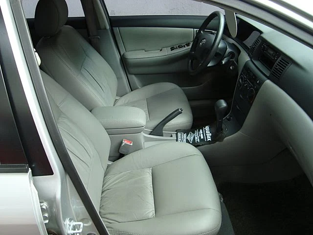 Toyota Corolla XLi 2008 Flex - interior bancos em couro