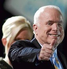 McCain thumbs up