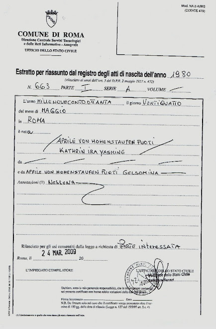 Avril  de (von)(Staufer)Saint(Hohen)Genis(Staufen)