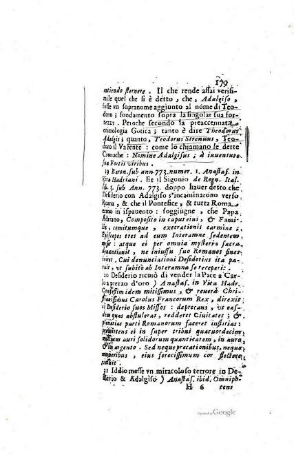 Il vero nome di Adelchi, capostipite dei Puoti era Teodorus  Potus Valens